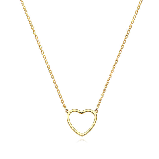 Gold Plated Pendant Necklace - Adjustable 45-50cm