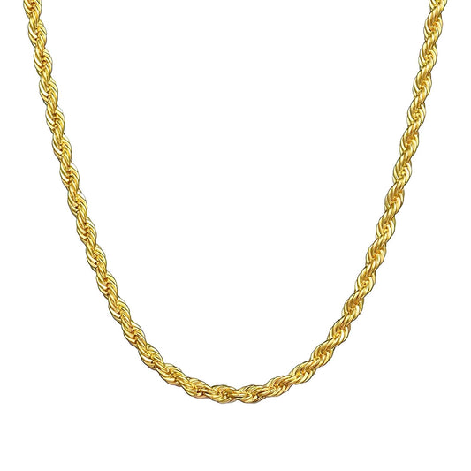 Gold Plated Adjustable Chain Necklace - 42-48cm